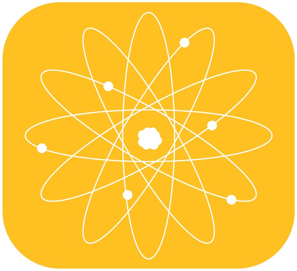 stem education logo banner with learning icons illustration